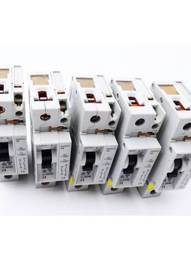 5x Siemens 5SX21 C10 Leitungsschutzschalter + 5SX9101 HS Hil