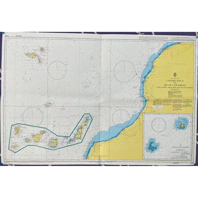 Admiralty 3133 CASABLANCA TO ISLAS CANARIAS INCLUDING ARQUIP