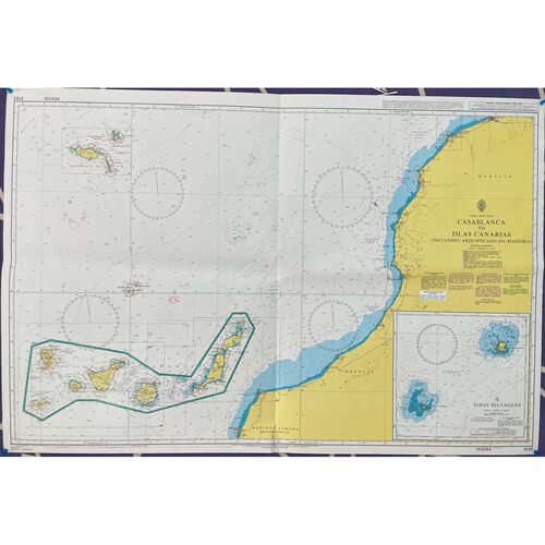 Admiralty 3133 CASABLANCA TO ISLAS CANARIAS INCLUDING ARQUIP