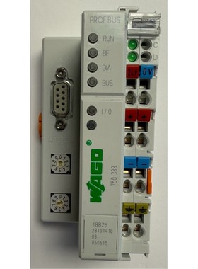 Wago Feldbuskoppler Profibus DP 12MBd/DPV1 / 24V DC / 750-33