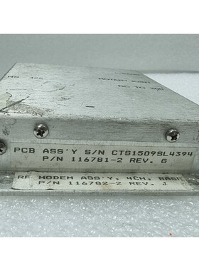 西雅特 116782-2 REVJ 4CH/RF 调制解调器组件,BASE PCB ASS'Y 11