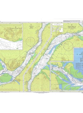 Admiralty 2410 China Dong Hai Min Jiang Minjiang Kou To Mawe