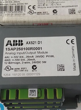 Nuovo AX521 D1 1SAP250100R0001 ABB Analogico InputUscita Mod