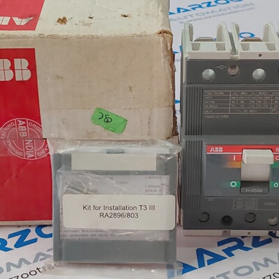 ABB SACE Tmax T3N250 3 POLE 250 AMP MOULDED CASE CIRCUIT BRE
