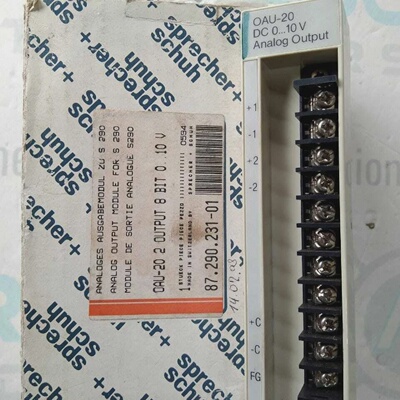 SprecherSchuh 87.290.23101 Output Module SprecherSchuh OAU20