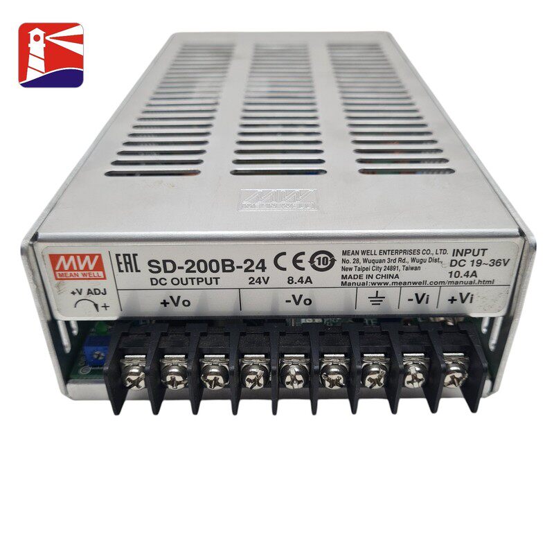 Meanwell SD-200B-24 DC-DC Wandler Eingang 19-36Vdc; Ausgang