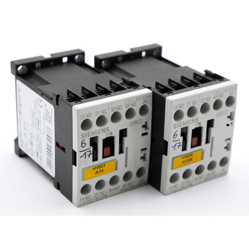 2x Siemens SIRIUS 3RH1131-1AP00 3RH1 131-1AP00 E: 05 Hilfssc