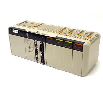 OMRON CQM1 SERIES ASSEMBLY w/ CQM1H-CPU51, CQM1-PA206, OC221