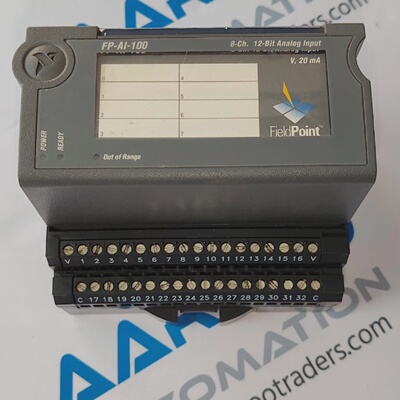 USED NATIONAL INSTRUMENTS FPAI100 8 CHANNEL 12BIT Analog Inp