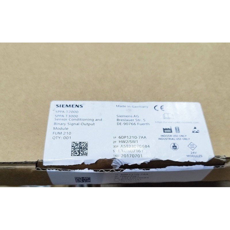 ?▄? SIEMENS TELEPERM XP FUM 210 - SPPA T2000 T3000 -- 6DP12