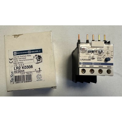 Telemecanique Motorschutzrelais LR2K0308 1,8-2,6A, 1S+1?, Kl