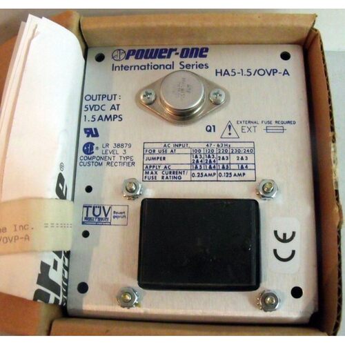 Power-One HA5-1.5/OVP-A 604-413 Rev.D Power Supply Out=5VDC