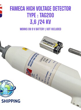 Fameca TAG200 High Voltage Detector. 3,6/24kV. Made in Franc