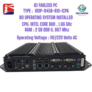 IEI Fanless Qty Type IOSP-945B-R10-ICPA. MT Black Box Parts