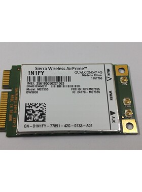 原始设备制造商戴尔 1N1FY MC7355 4GLTE/HSPA+GPA 100Mbps Sierr