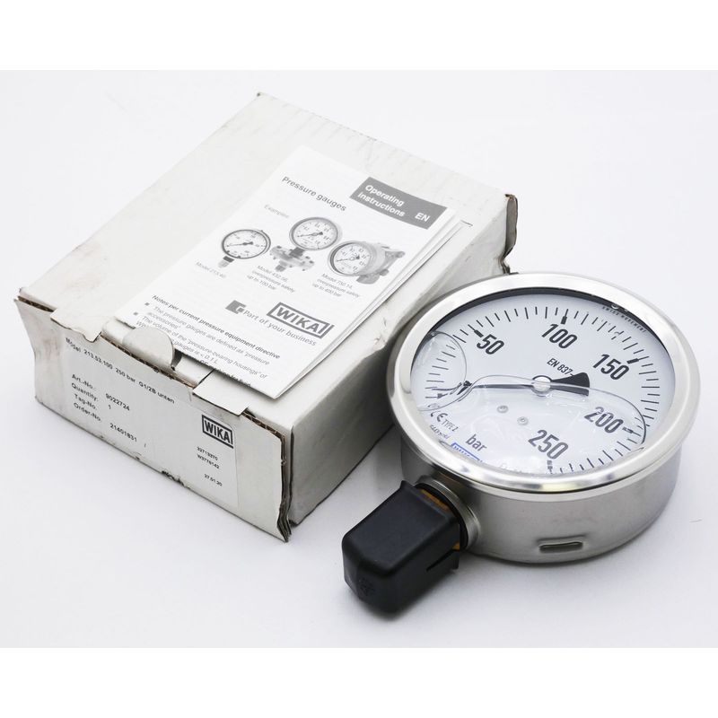 Wika 213.53.100 250bar G1/2B unten Druckmessger?t -unused/OV