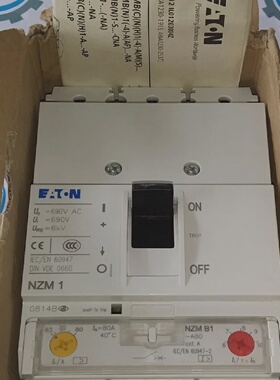 全新EatonNZMB1A80模压外壳断路器6380A3杆690VAC