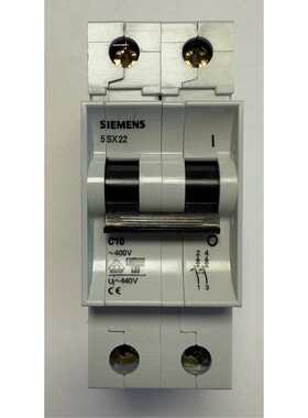 Siemens Leitungsschutzschalter / 2-polig / 400V AC / 5SX22 C