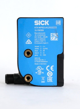 SICK KTX-WP92141252ZZZ 13 毫米对比度传感器 KTXWP92141252ZZZ