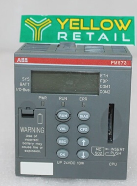 ABBPM573ETHA7中央处理单元512KB以太网24VDC1SAP130300R0271