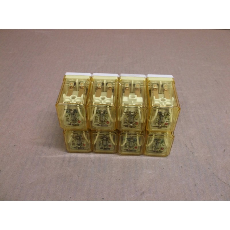 RR2P-UL-DC12V IDEC 全新 DPDT 10A 8 针 LED 继电器 RR2P-UL-DC1