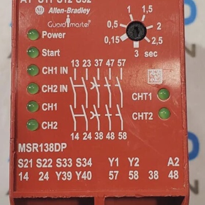 AllenBradley GuardMaster MSR138DP 440RM23143 Relais De Scuri