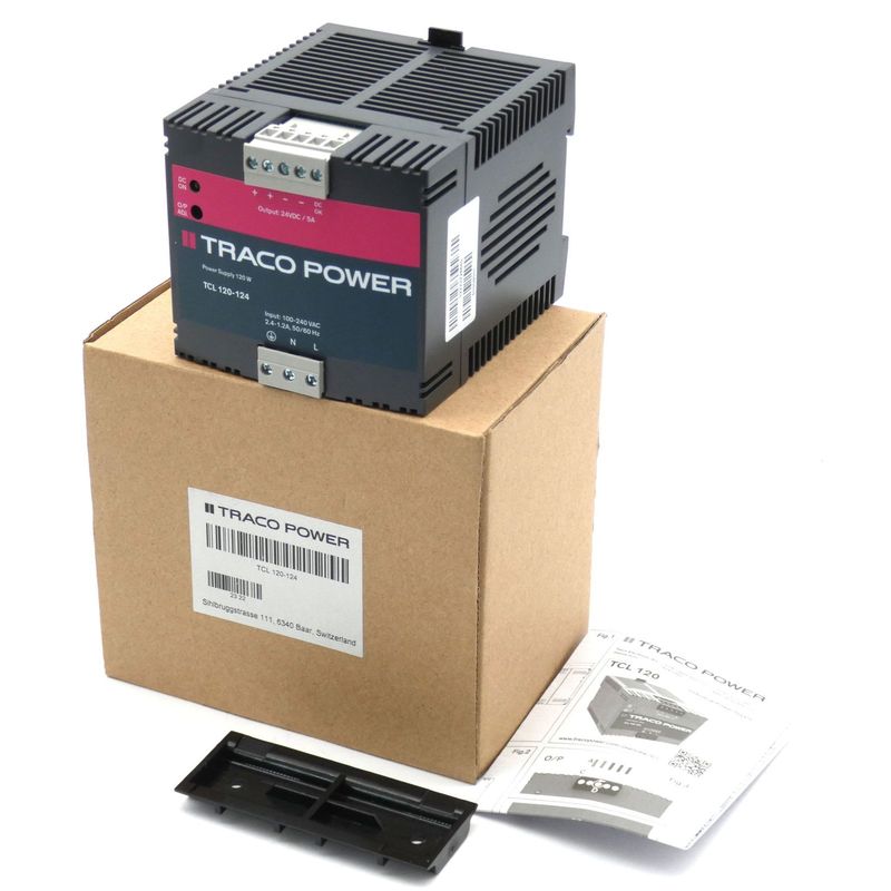 Traco Power TCL 120-124 TCL120-124 120W 100-240VAC Power Sup