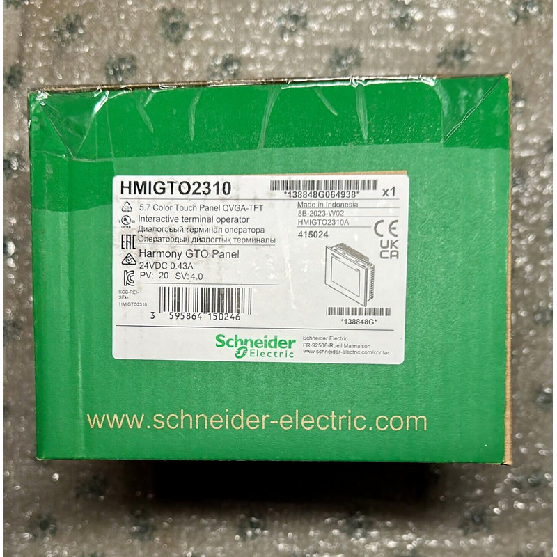 Schneider Electric, HMIGTO2310, Harmony GTO Color Touch Pane