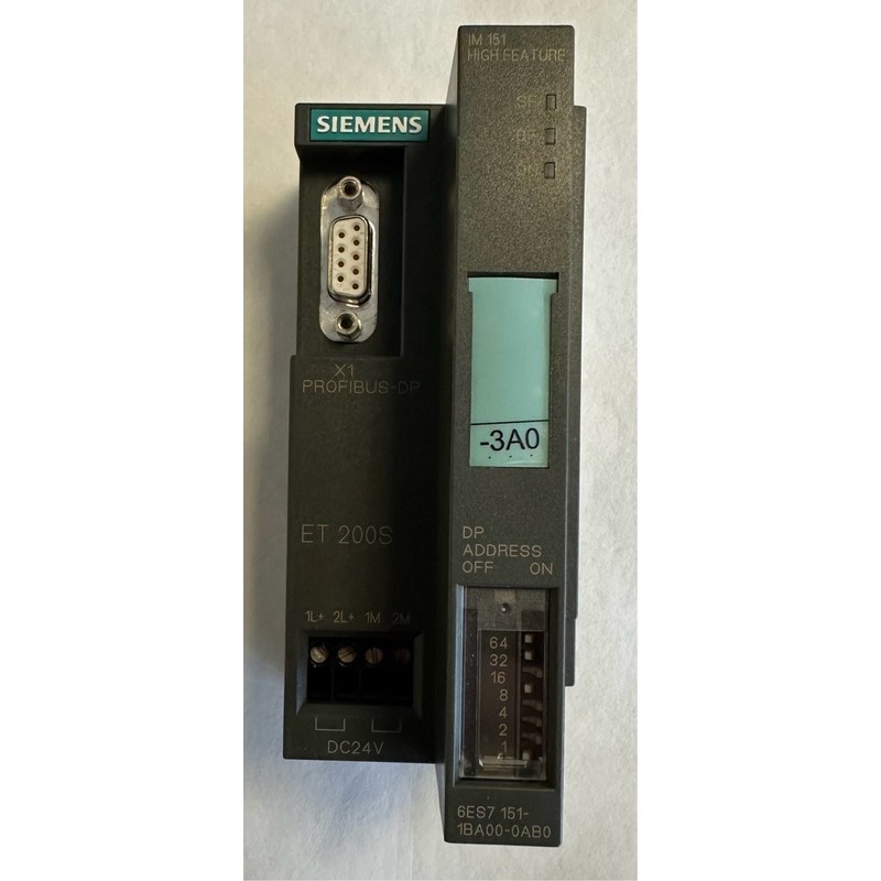 Siemens ET 200S Interfacemodul / 24V DC / 6ES7151-1BA00-0AB0