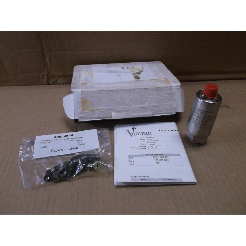 345AFGX1126D Viatran Neu In Der Box Drucktransducer