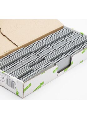 100x WAGO 280-901 280901 60412441 2-Leiter-Durchgangsklemme