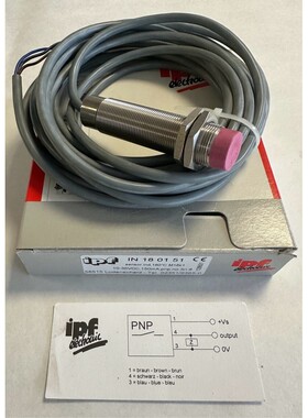 IPF Sensor ind 180°C M18x1 / 10-35 VDC / 150mA / IN 18 01 5