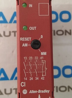 Allen Bradley 440RS13R2 A GuardMaster Safety Relay Universal