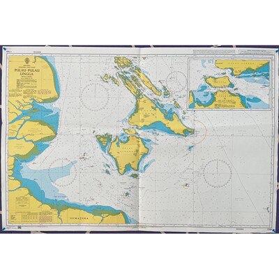 Admiralty 1789 INDONESIA SUMATERA EAST COAST PULAU pulau LIN
