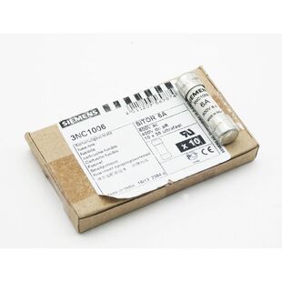 10x Siemens SITOR 3NC1006 3NC1 006 6A 600VAC Sicherungseinsa