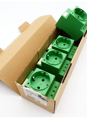 4x Phoenix Contact SD-D/SP 2963323 Schaltschrank-Steckdose -