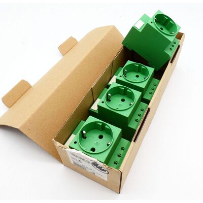 4x Phoenix Contact SD-D/SP 2963323 Schaltschrank-Steckdose -