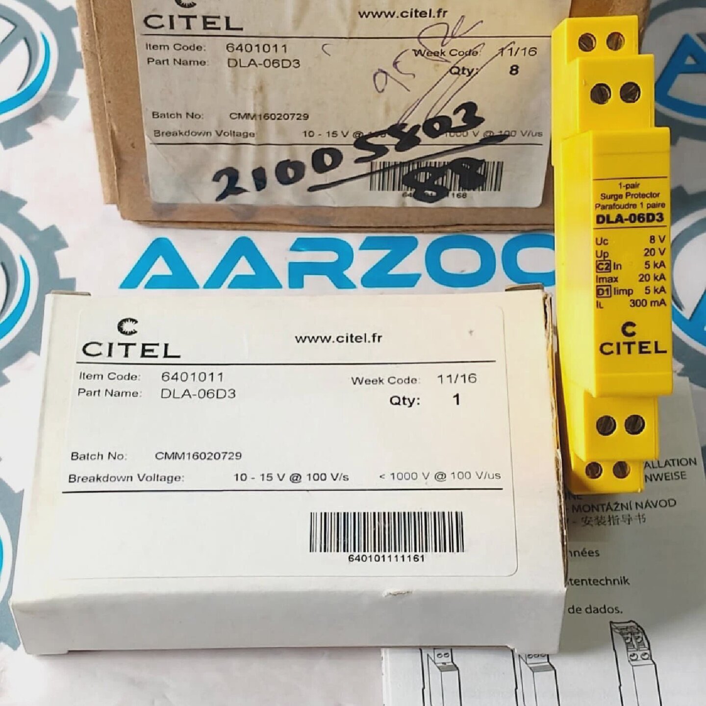 1PC Nuovo CITEL DLA06D3 Coppia Di Protezione Da Sovratension - 实物图