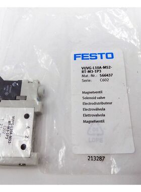 Festo VUVG-L10A-M52-RT-M3-1P3 2,5-8 bar Magnetventil - unuse