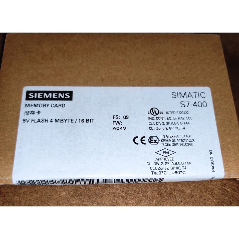 NUOVO ?▄▄? SIEMENS S7 400 - MC 4 MB - 6ES7952-1KM00-0A0 -