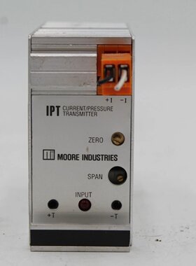 Moore Industries IPT/4-20MA/3-27PSIG/35PSI-FA7 Current/Press