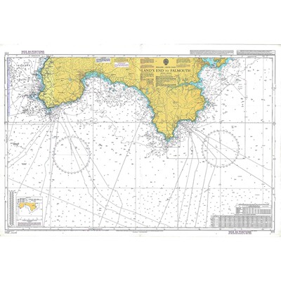 Admiralty 777 England South Coast Land's End To Falmouth Cha