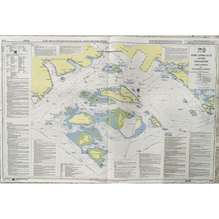 Admiralty 8176 PORT APPROACH SINGAPORE SINKI FAIRWAY TO SOUT