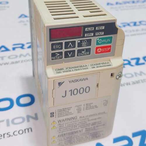 NEW YASKAWA J 1000 CIMRJCBA0003BAA 0.75kW 1 PHASE 200240 VAC