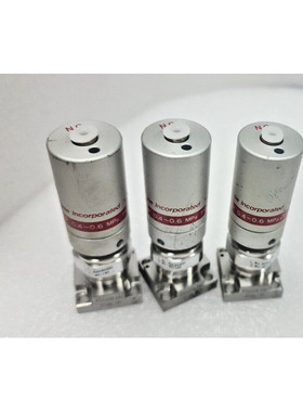 批量 3 件 Fujikin 0.P. 0.4-0.6 MPa,C 号 401180 型数控阀,二手