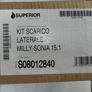 KIT SCARICO LATERALE MILLY-SONIA 15.1 SUPERIOR S08012840