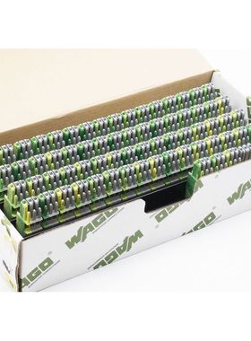 69x WAGO 769-001/192-000 769001/192000 1-Leiter-Federleiste