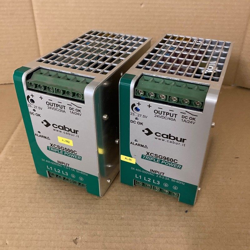 1x cabur XCSG960C TRIPLE POWER 24VDC/40A