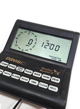Davis Wetter Monitor II Dispaly. Pn : 7440. Hergestellt IN D