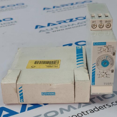 NEW CROUZET TU2R1 Analog Multifunction Timer 24V 7Ranges 2Ti